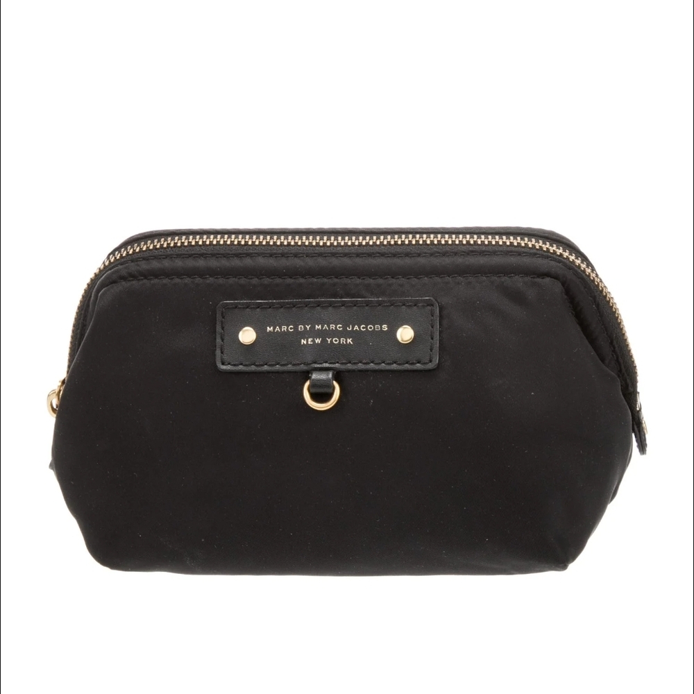 Marc by Marc Jacobs Black Nylon Cosmetic Pouch